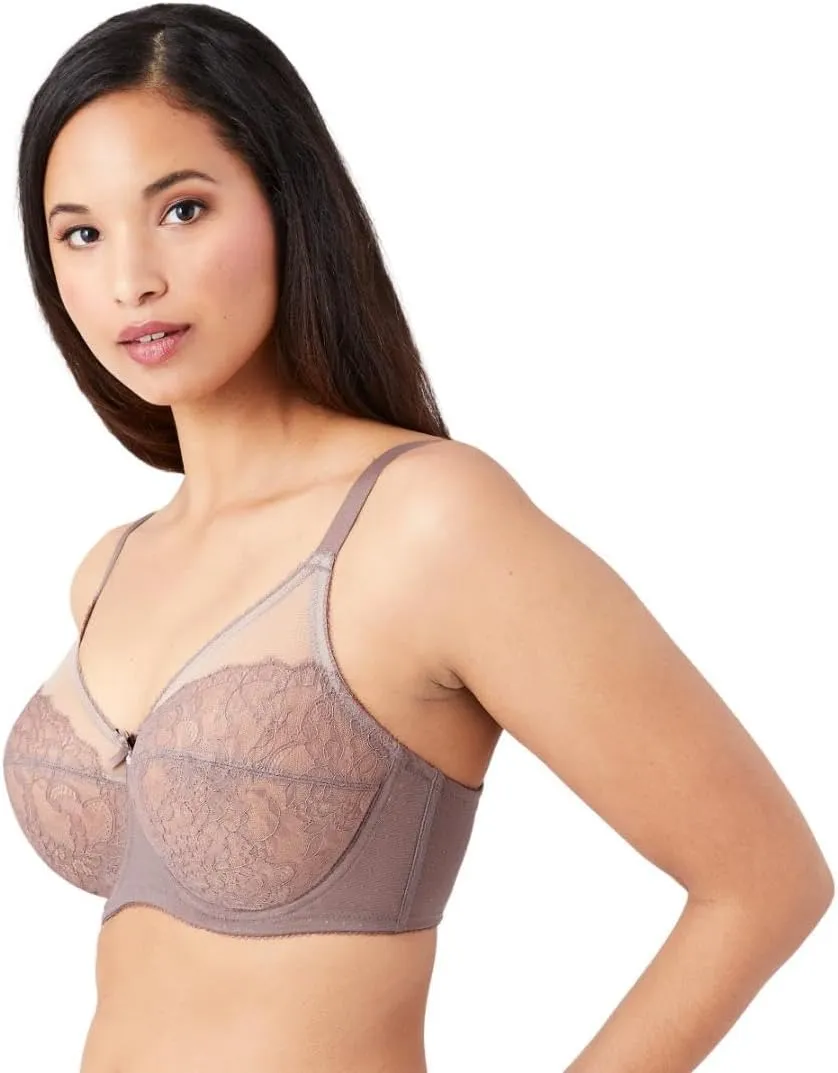 Wacoal womens Retro Chic Full Figure Seamed Unlined Underwire Bra