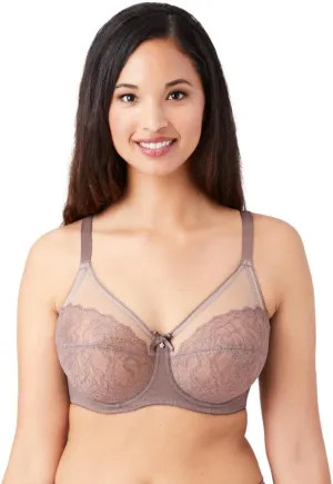 Wacoal womens Retro Chic Full Figure Seamed Unlined Underwire Bra