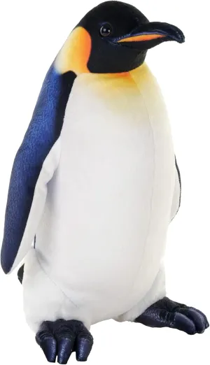 Wild Republic Artist Collection Eco Emperor Penguin, Stuffed Animal, 15 Inches, Plush Toy, Eco-Friendly