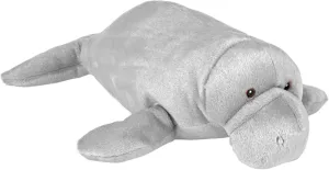 Wild Republic Cuddlekins Eco Dugong, Stuffed Animal, 12 Inch, Plush Toy, Ecofriendly