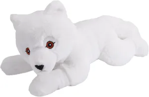 Wild Republic Ecokins, Arctic Fox, Stuffed Animal, 12 inches, Gift for Kids, Plush Toy, Made from Spun Recycled Water Bottles, Eco Friendly, Child’s Room Décor