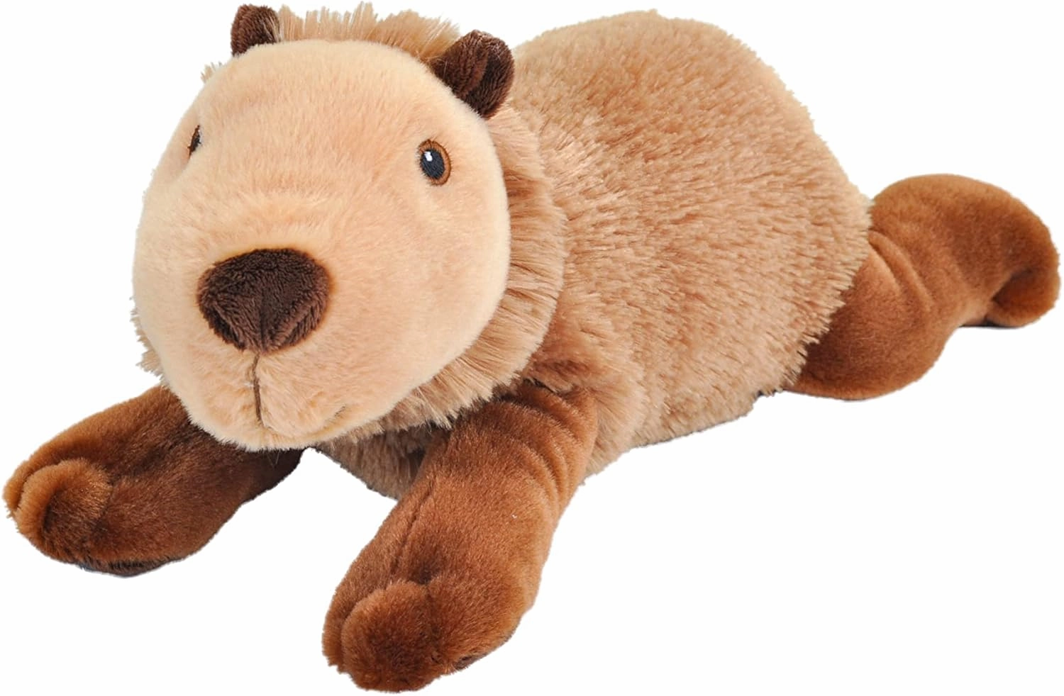 Wild Republic Ecokins, Capybara, Stuffed Animal, 12 inches, Gift for Kids, Plush Toy, Made from Spun Recycled Water Bottles, Eco Friendly, Child’s Room Decor