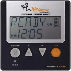 WILDGAME INNOVATIONS Trophy Hunter Digital Timer for Hunting Game Feeder | Durable Weather-Resistant 6V/12V Deer Feeder Timer with 1-6 Feed Times