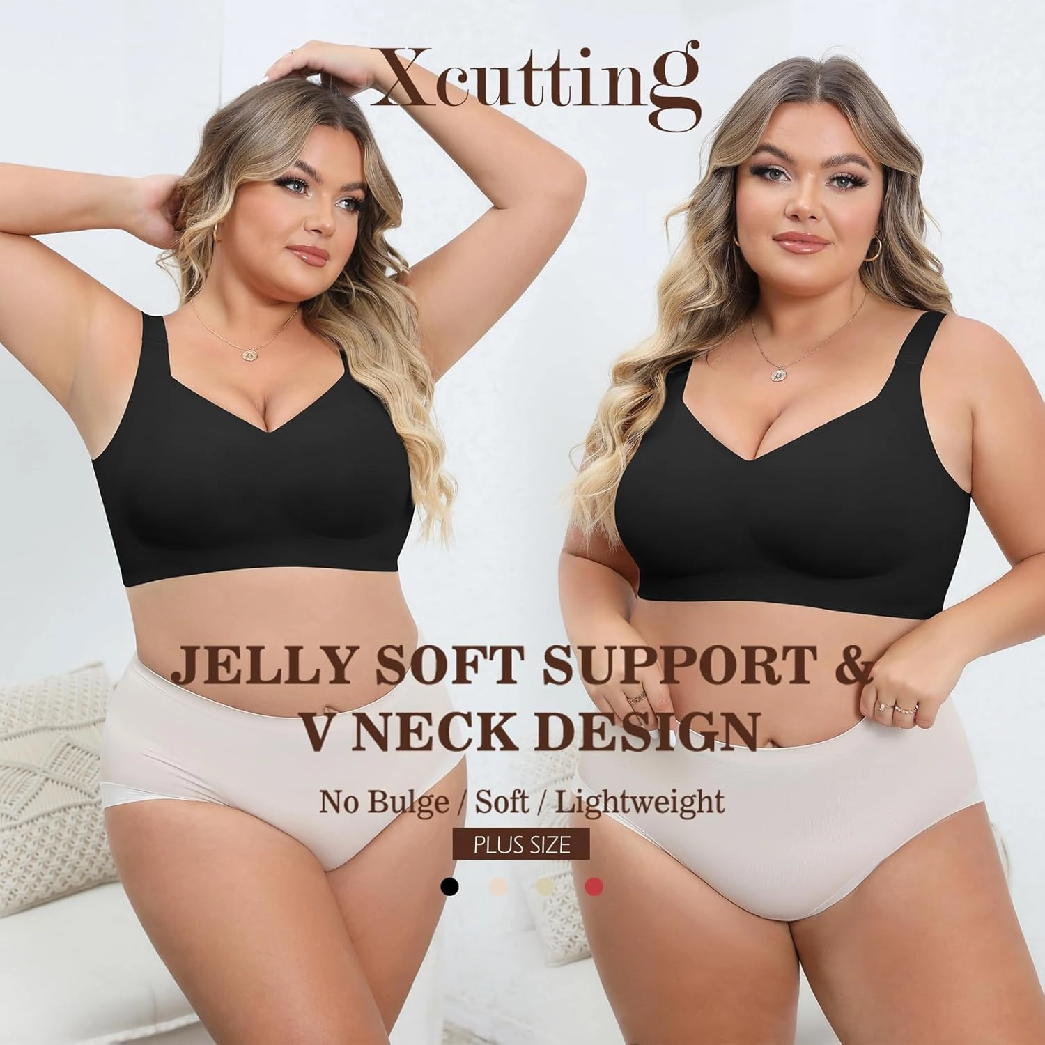 Women Wirefree Bras for Women Full Coverage No Underwire Everyday Bras Comfortable Wireless Padded Bras