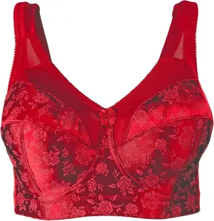 Women's 7102 Full Figure Wireless Seamed Cup Bra