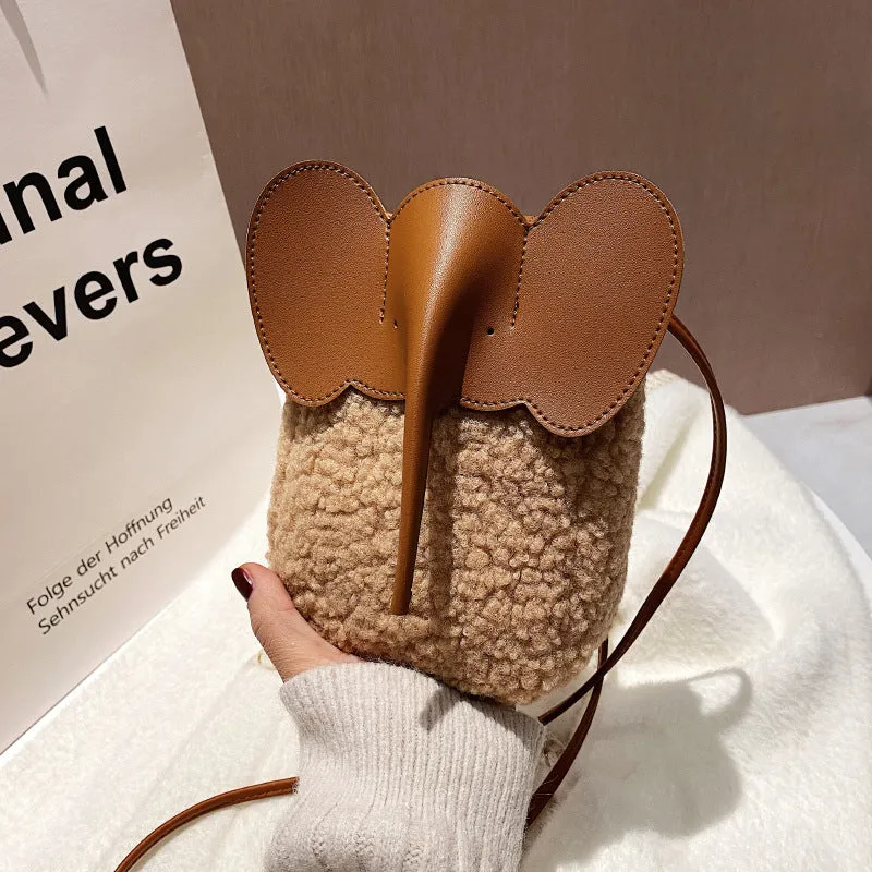 Women's Plush High Sense Fashion Mini Lamb Crossbody Bags