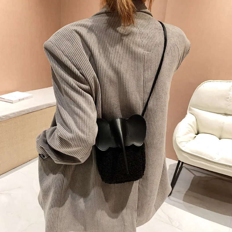 Women's Plush High Sense Fashion Mini Lamb Crossbody Bags