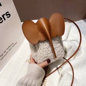 Women's Plush High Sense Fashion Mini Lamb Crossbody Bags