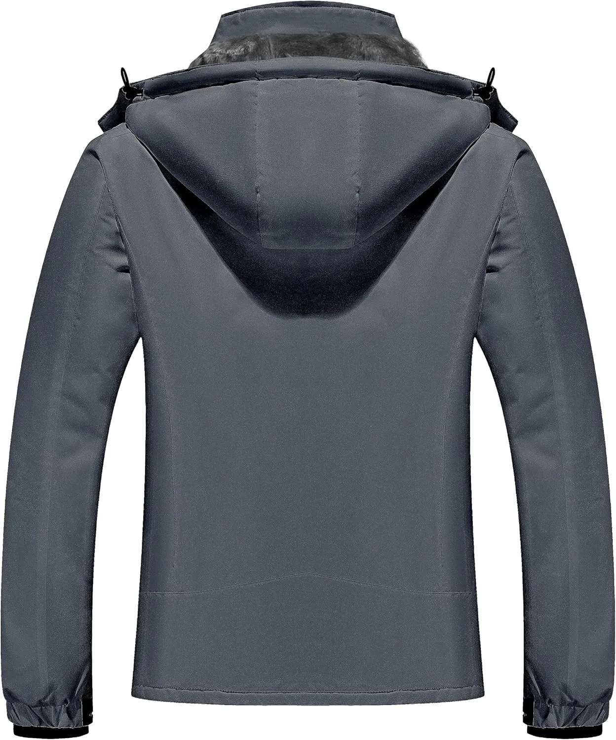 WULFUL Women’s Waterproof Snow Ski Jacket Mountain Windproof Winter Coat with Detachable Hood