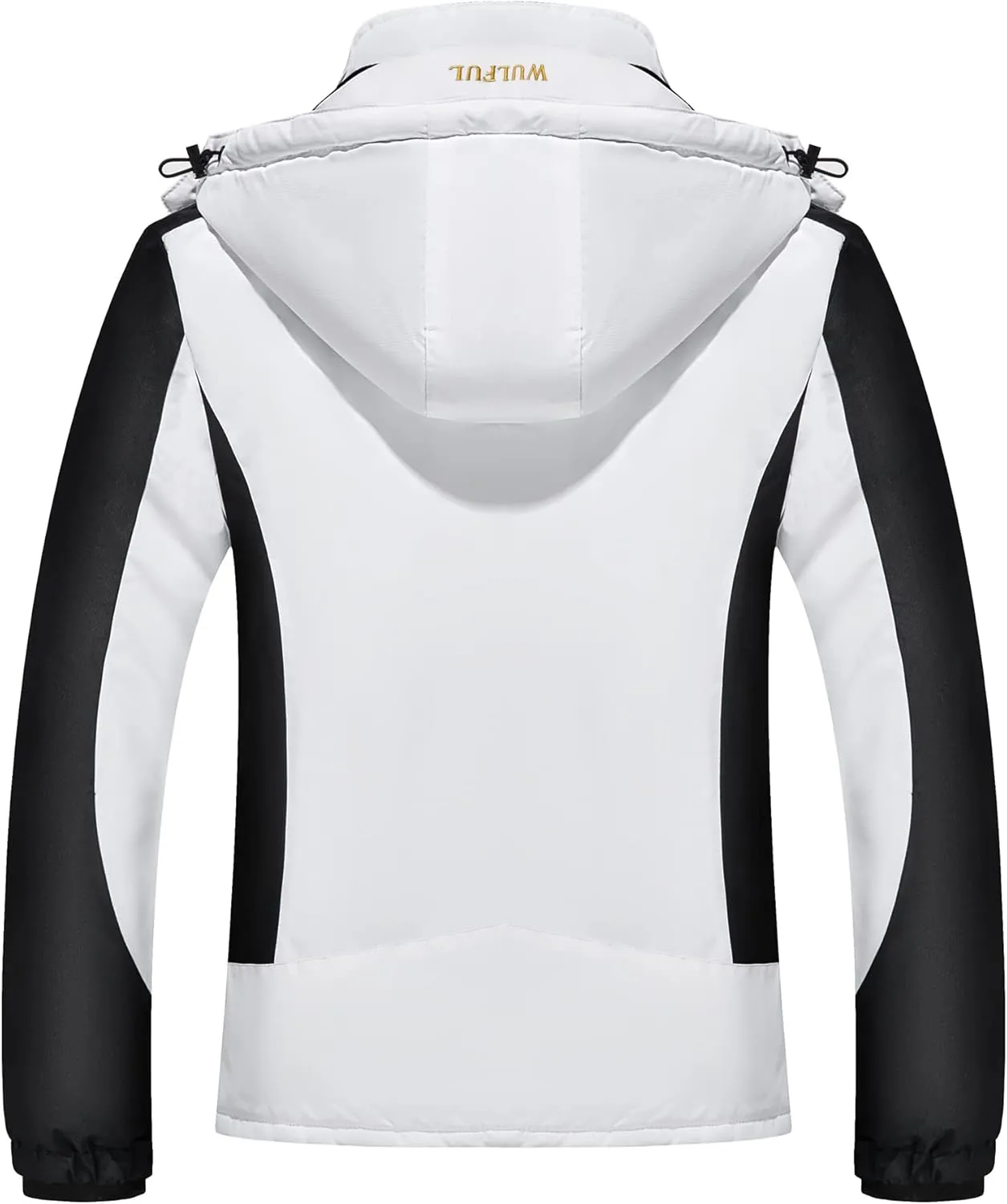 WULFUL Women’s Waterproof Snow Ski Jacket Mountain Windproof Winter Coat with Detachable Hood