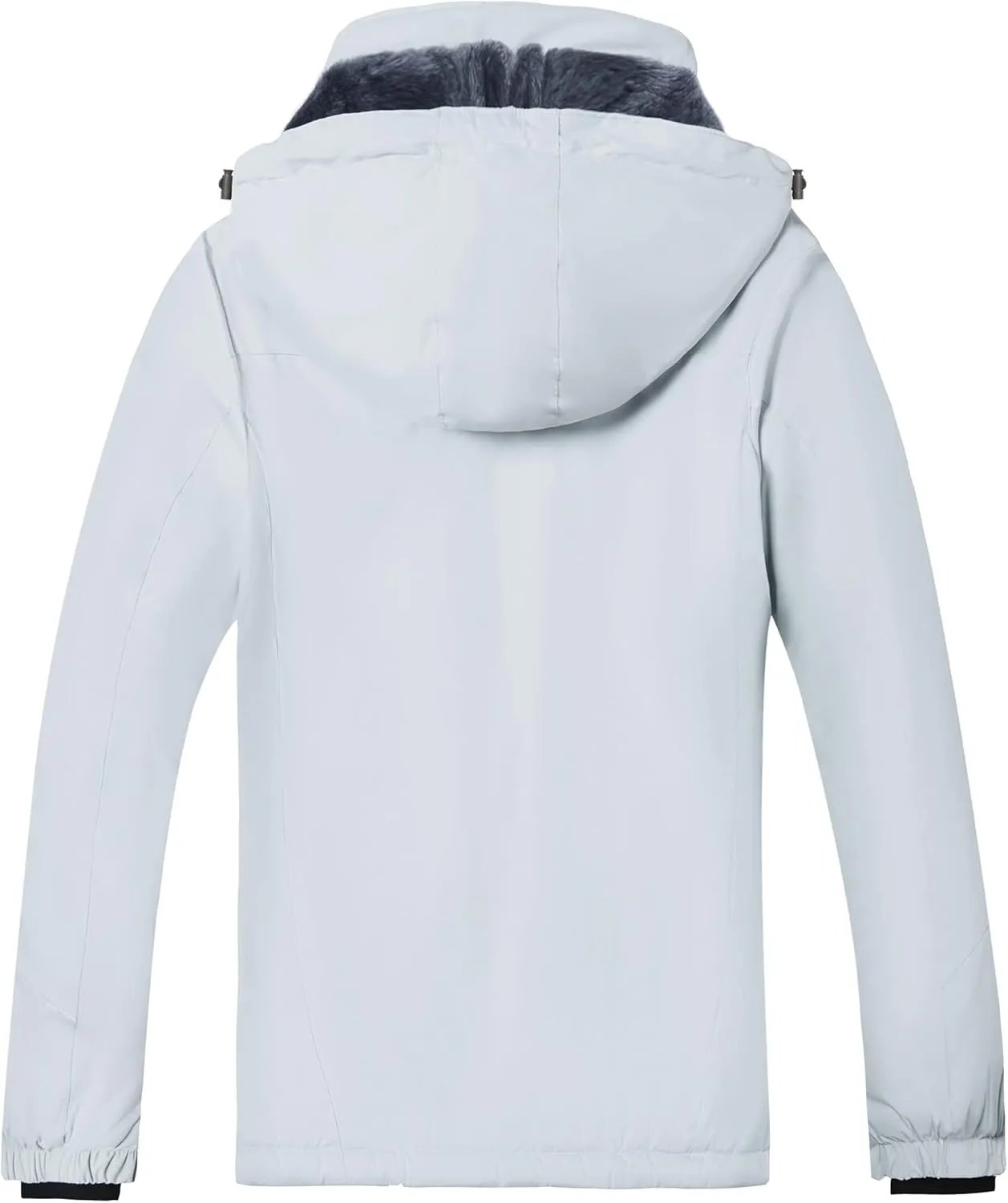 WULFUL Women’s Waterproof Snow Ski Jacket Mountain Windproof Winter Coat with Detachable Hood
