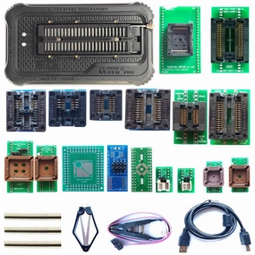 XGecu T76 Programmer 17 Adapters T56 Programmer Tl866ii T48 Replacement Support Eprom ISP IC Chip PIC NAND Flash EMMC GALCPLD VGA BGA Socket Tester Clip Socket