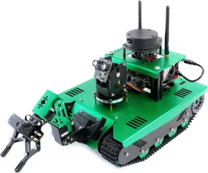 Yahboom Jetson Nano AI Robotic Kit with Silan A1 Radar ROS Smart Tank Car DIY Robot Arm Kit for Adults SLAM Build Maps, Autonomous Navigation,University School of Computer Science