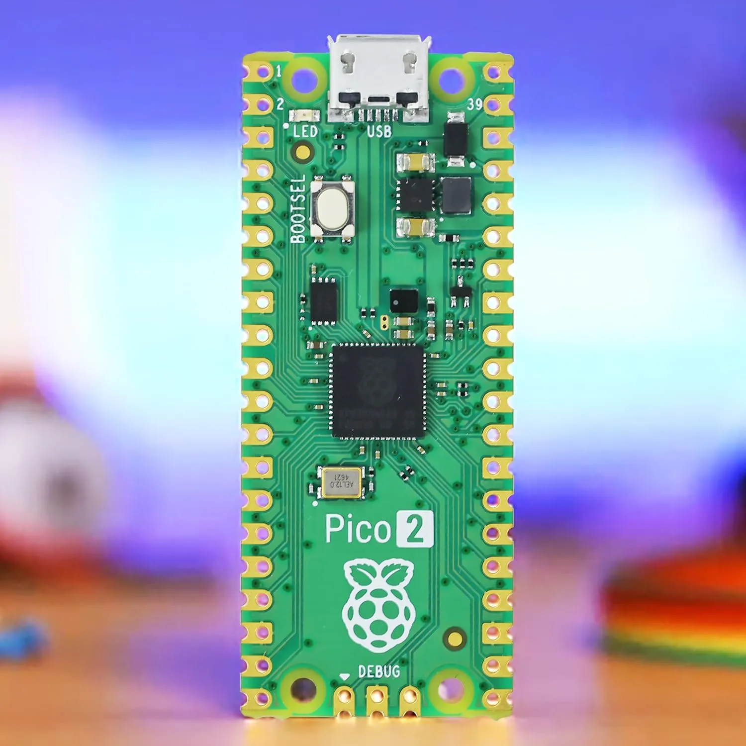 Yahboom Raspberry Pi Pico2 Sensor Kit, Compatible with Pico 2 Microcontroller Board, Based On Official RP2350 Chip, Dual-Core & Dual-Architecture Design, MicroPython Programming