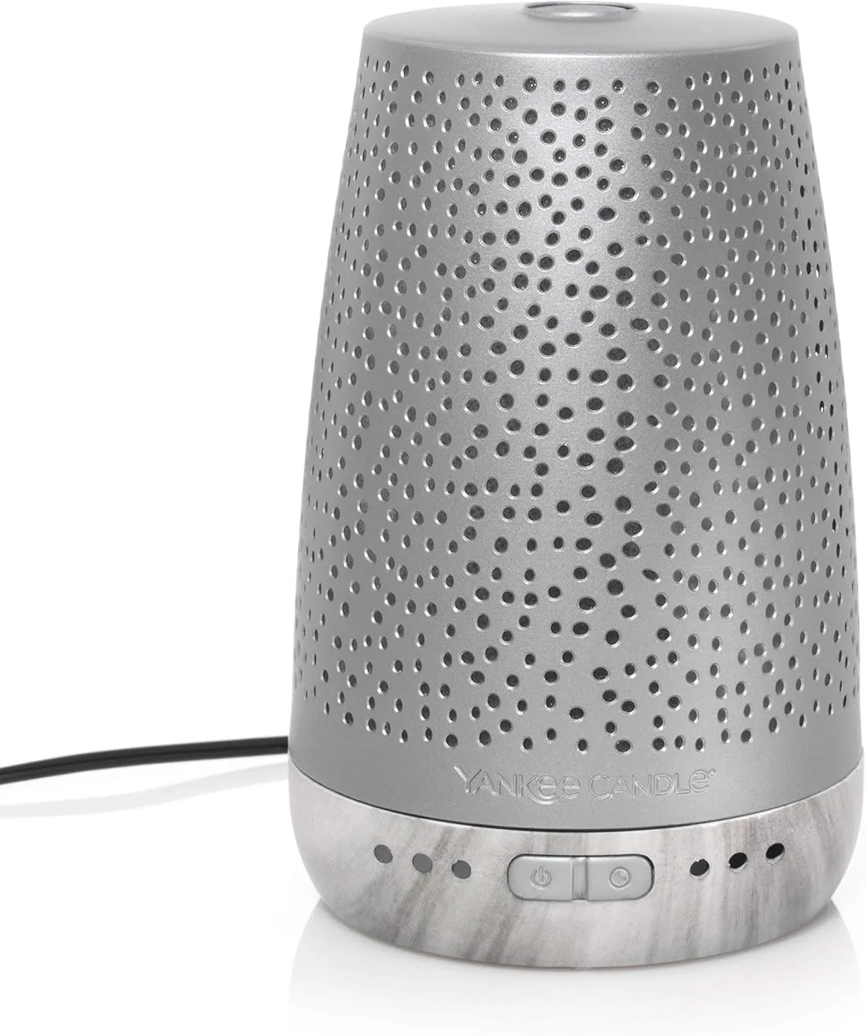 Yankee Candle Sleep Diffuser Kit | Silver, Includes Diffuser for Essential Oils and Midnight Tranquility Oil Refill, Up to 30 Nights of Relaxing Fragrance