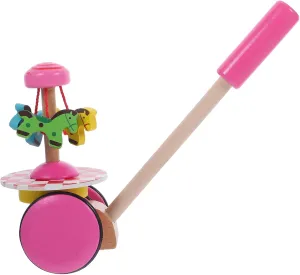 YARNOW 1Pc Educational Wooden Trolley for Helicopter Design Engaging Plaything to Enhance Hands Skills for Indoor Outdoor Fun