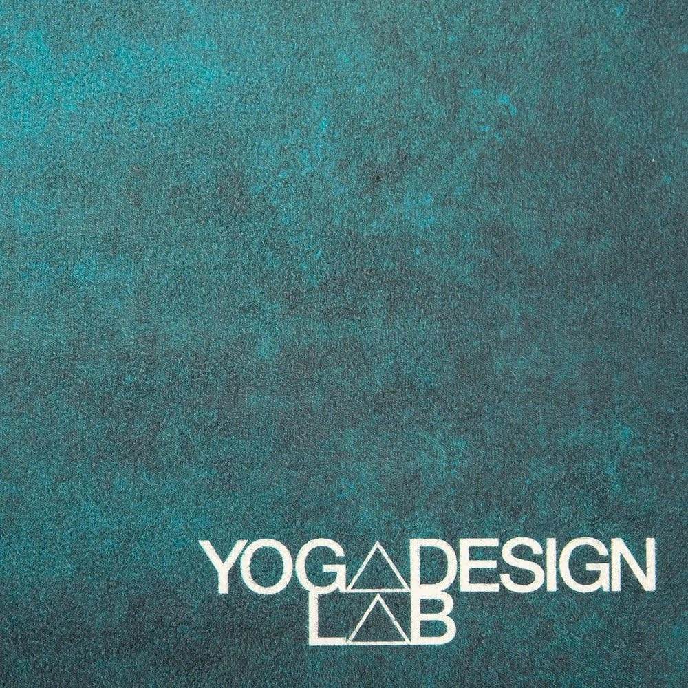 YOGA DESIGN LAB | The Combo Yoga Mat | 2-in-1 Mat Towel | Eco Luxury | Ideal for Hot Yoga, Power, Bikram, Ashtanga, Sweat | Studio Quality | Includes Carrying Strap!