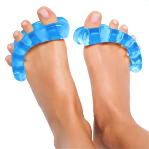 YogaToes® Classic for Women - Small Fits 7 and up Sapphire Blue: Toe Stretcher & Toe Separator. Fight Bunions, Hammer Toes, Foot Pain & More!