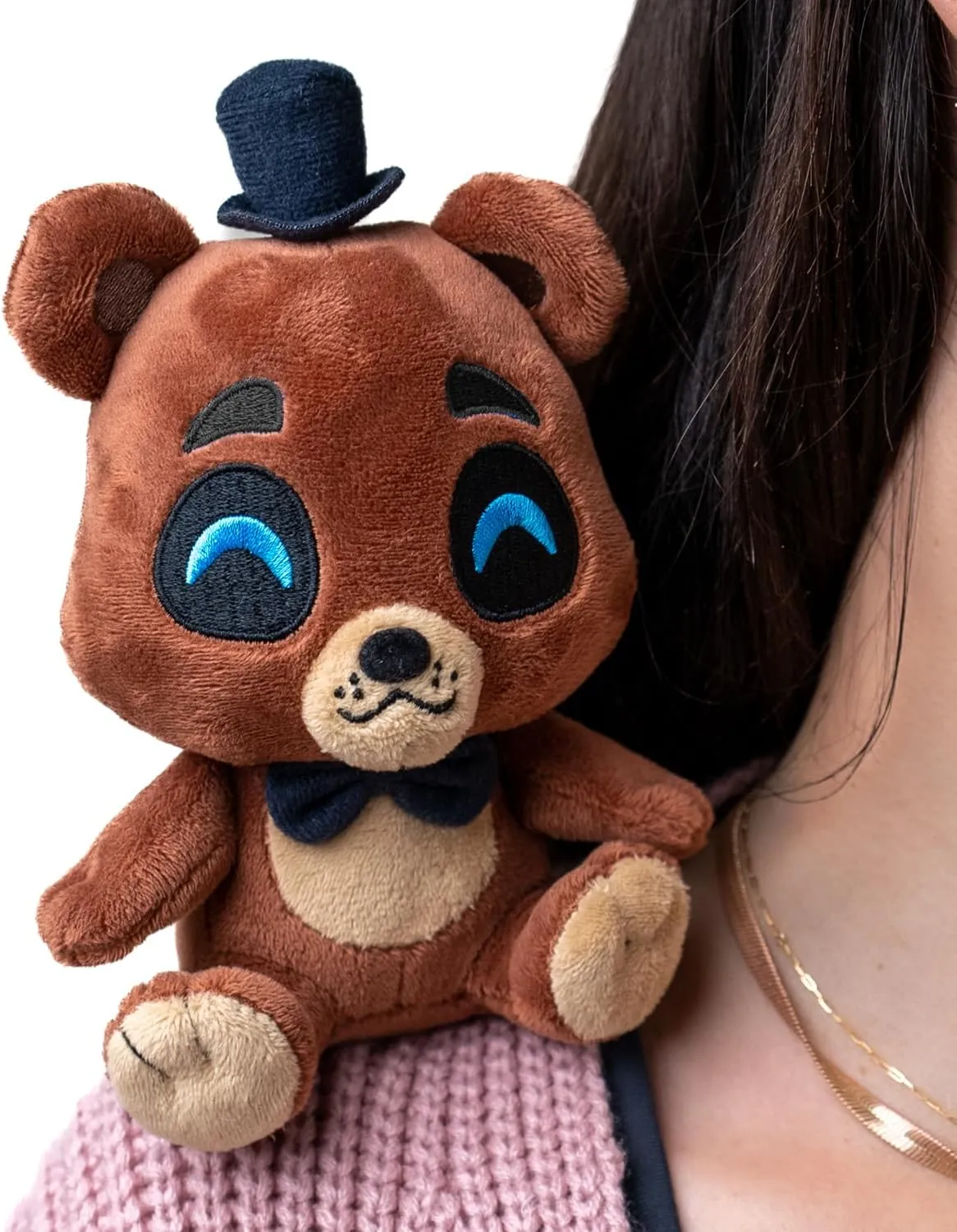 Youtooz FNAF Freddy Plush 6IN Shoulder Rider, Collectible Soft Magnetic Freddy Shoulder Rider Plushie from Five Night's at Freddys, By Youtooz FNAF Plush Collection