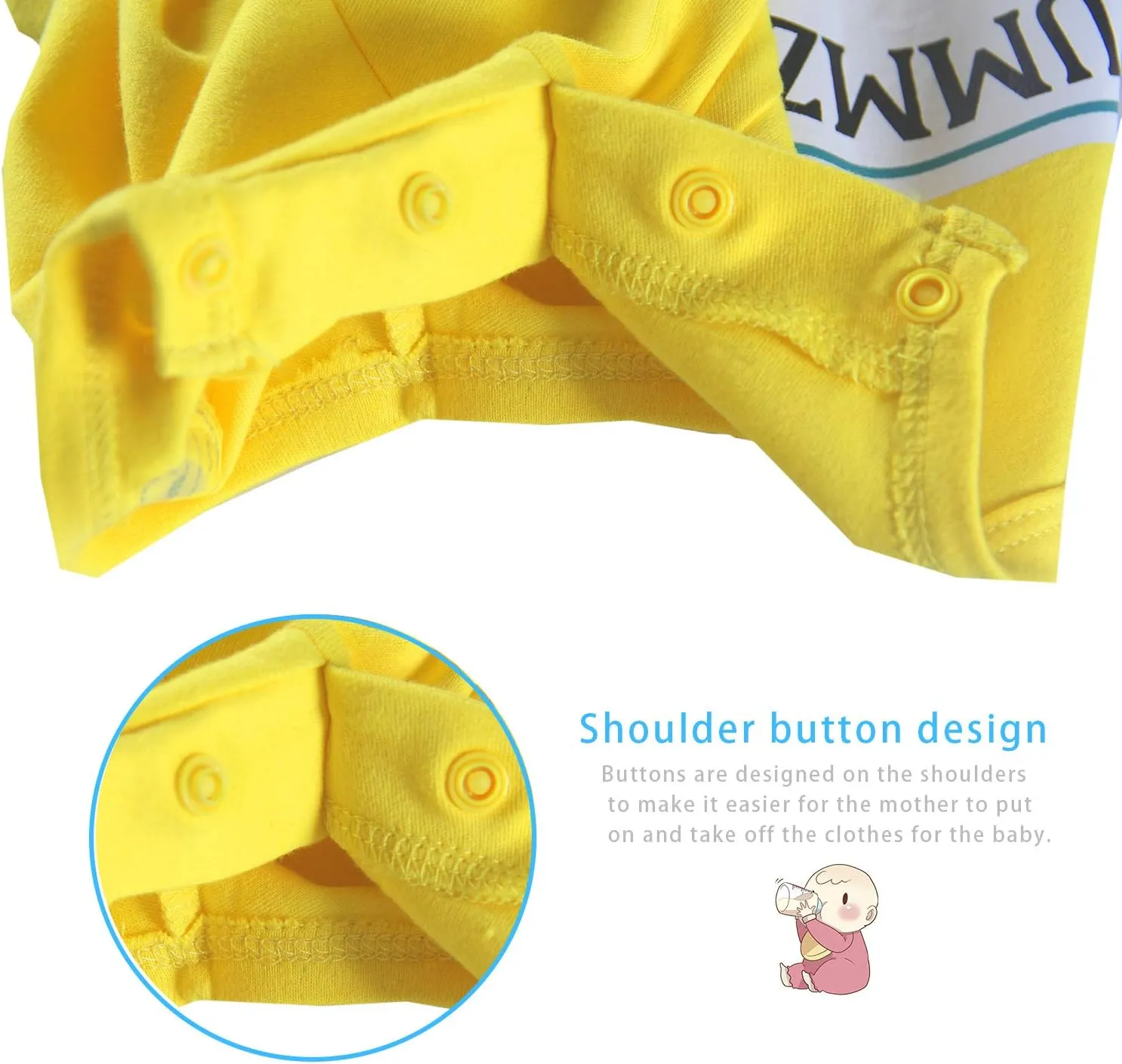 YSCULBUTOL Baby Bodysuit Yummz Tomato Ketchup Mustard Red Yellow Twins Set Boys Girls Clothes Twins Baby Outfits