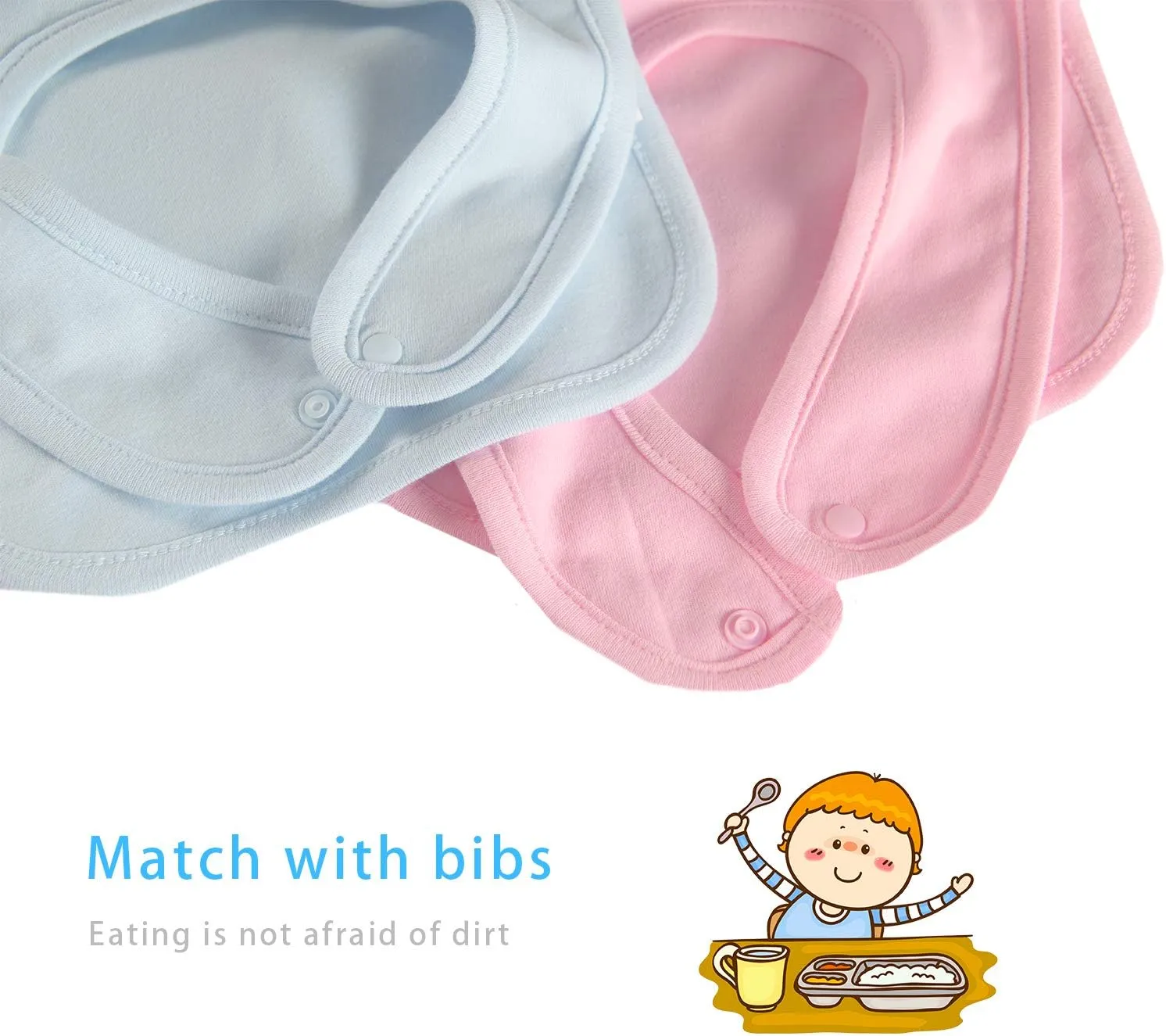 YSCULBUTOL Baby Twins Bodysuits Best Friends Forever Baby Clothes Set with Bibs Girl Outfit with hat