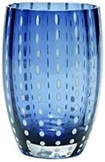 Zafferano Beverage Glasses Perle Blue Set of 6 (Grey Blue)