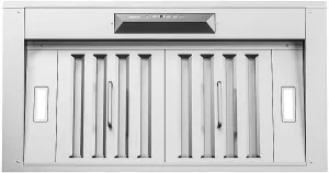 Zephyr AK8200B Tornado II 100-1000 CFM 30 Inch Wide Insert Range Hood with LumiLight LED Lighting - Stainless Steel