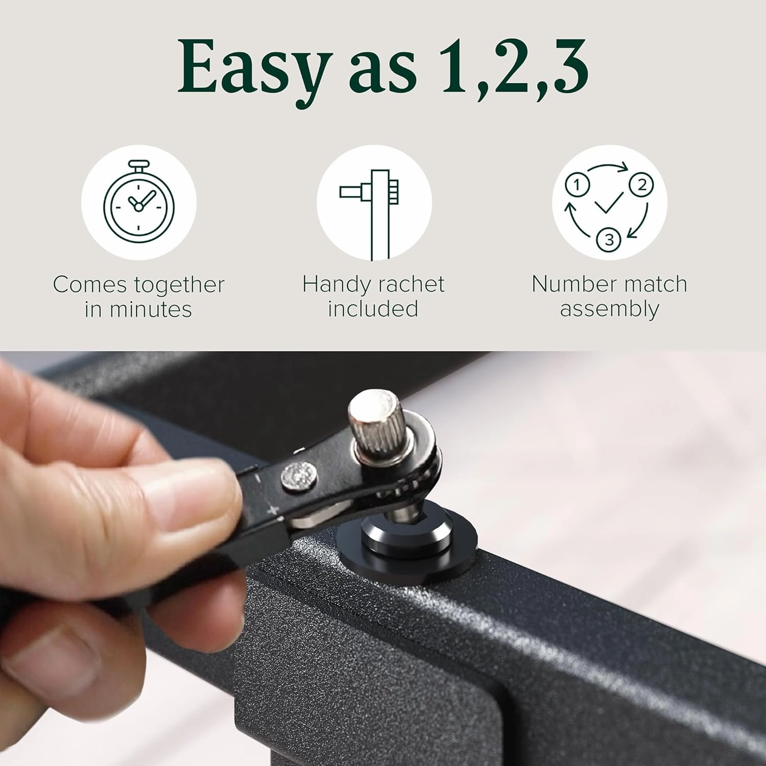 ZINUS Rumi 14in Twin Metal Bed Frame, Quick Assembly SmartBase® Mattress Foundation, Heavy Duty Sturdy Steel with No Box Spring Needed, Eco-Friendly Packaging, Black